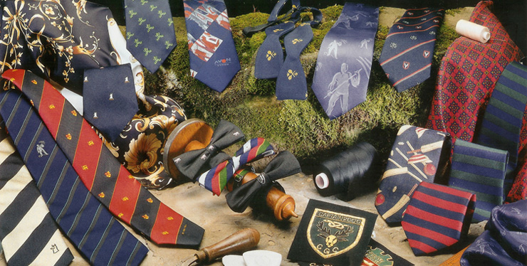 Company and Club Ties, bow ties, scarves, sweatshirts, cravats from Maccravats, Macclesfield.
